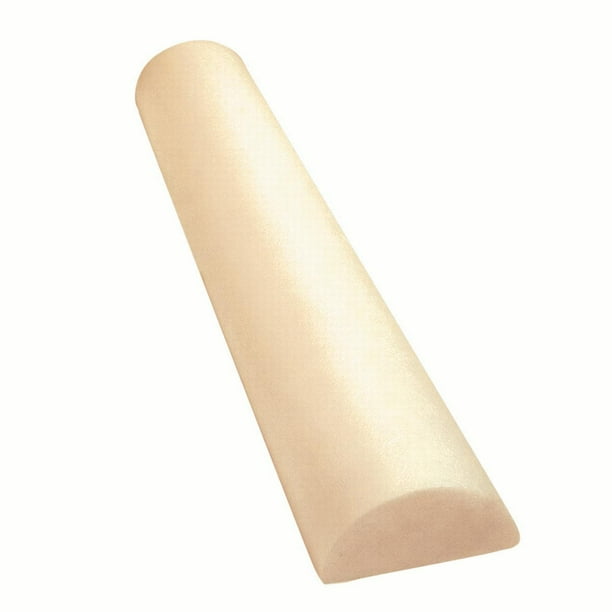 Therapy Foam Roller CanDo Slim Half-Round Black EPP Foam 6 x 36/" 1 Each